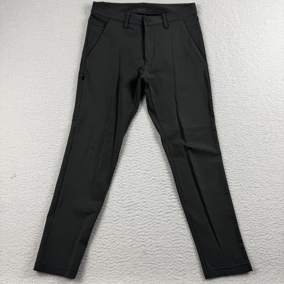 BYLT Basics Other - BYLT Premium Basics Everyday Pant 2.0 Mens M Gray Stretch Slim Fit Performance